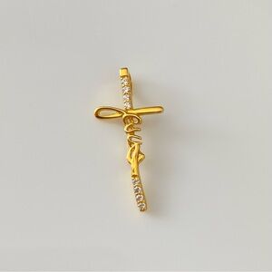 ✝️ Cross Pendant in 18k yellow gold